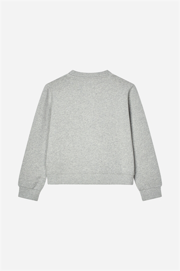 Mads Nørgaard ekologisk Sweatshirt - Talinka - Light Grey Melange